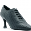 Black Perforated Leather
